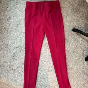 LOFT Vibrant Red Women's Trousers